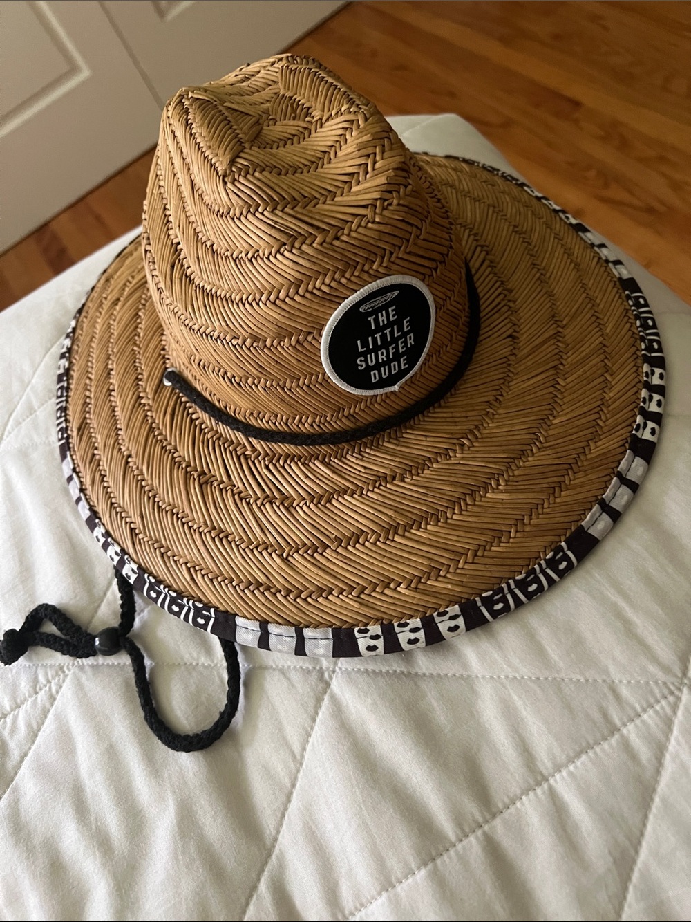 Little Surfer Dude Kids Straw Sun Hat